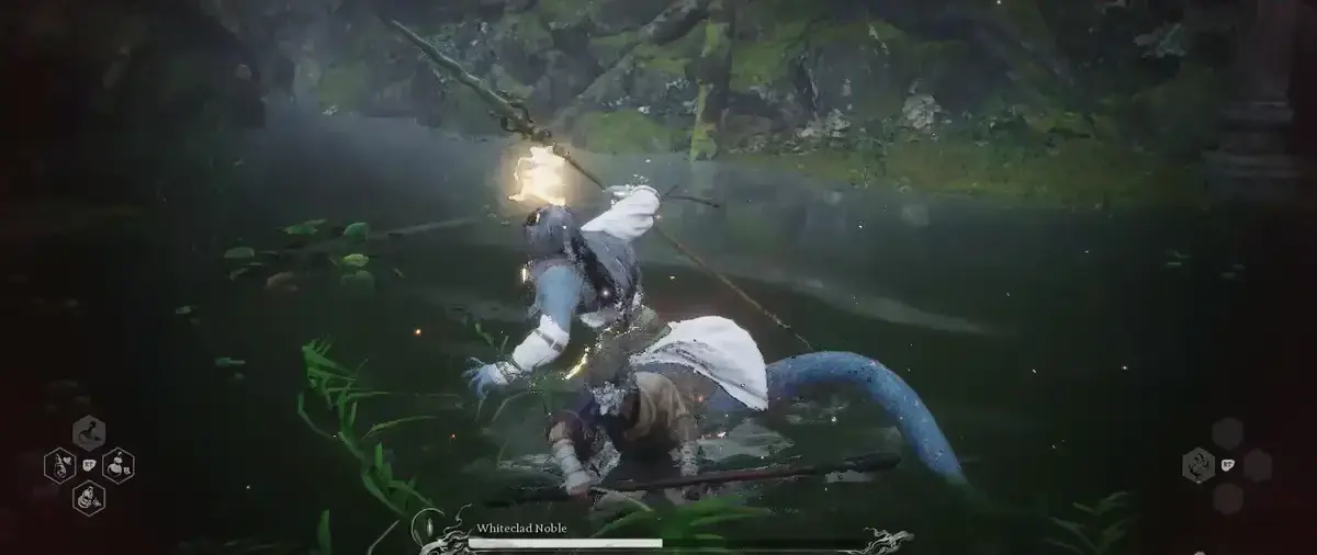 defeat the Whiteclad Noble