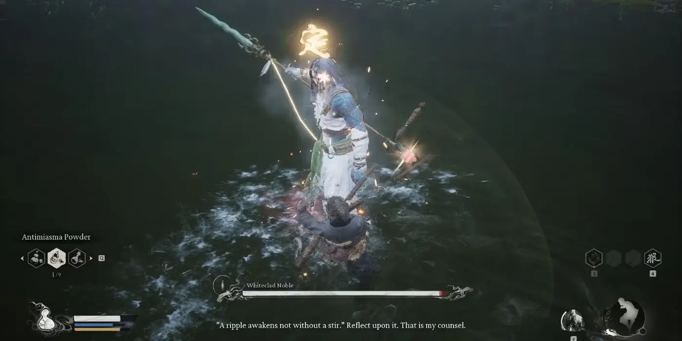 Whiteclad Noble in Black Myth: Wukong