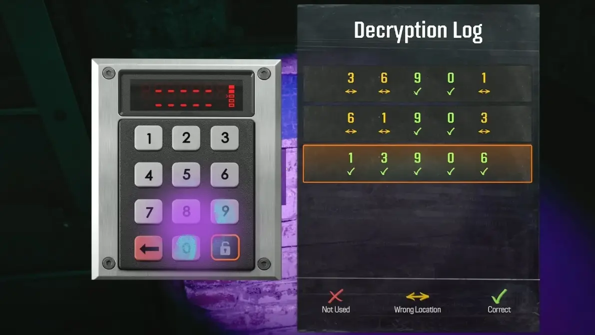 COD Black Ops 6 The Rook Safe Code 10