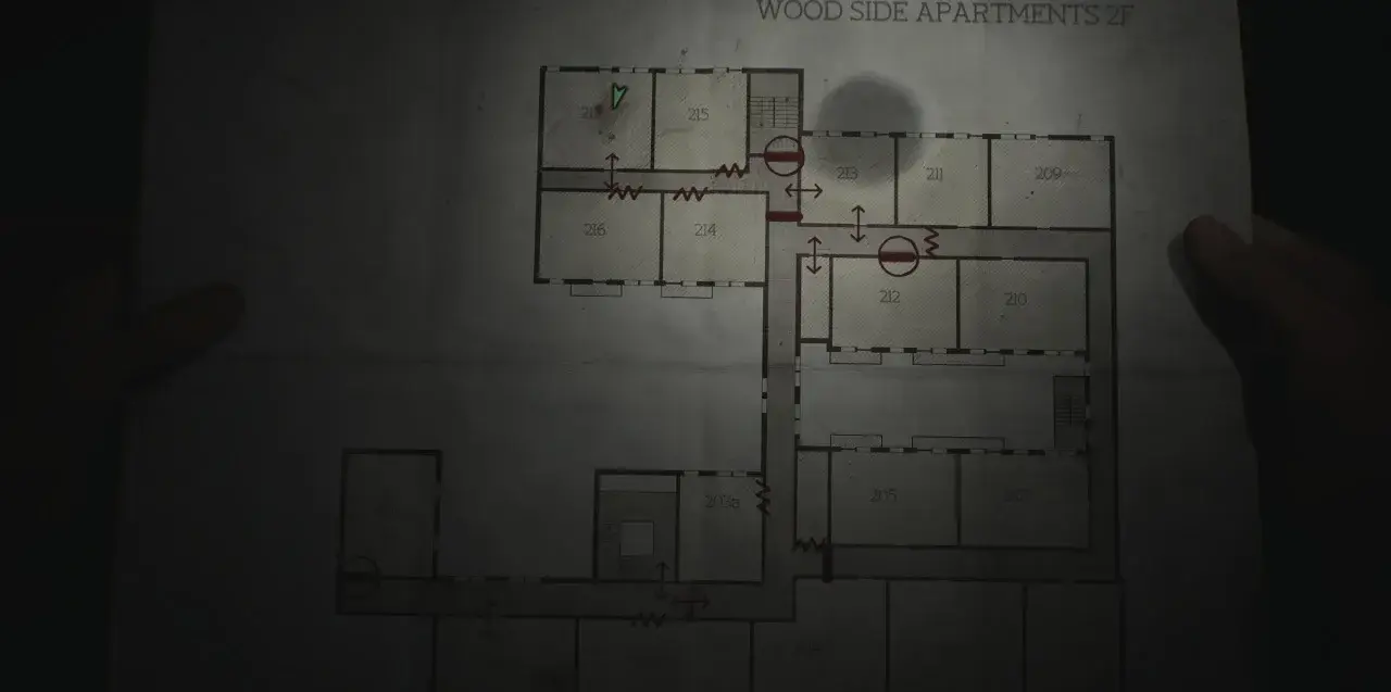 Handgun in Silent Hill 2 location