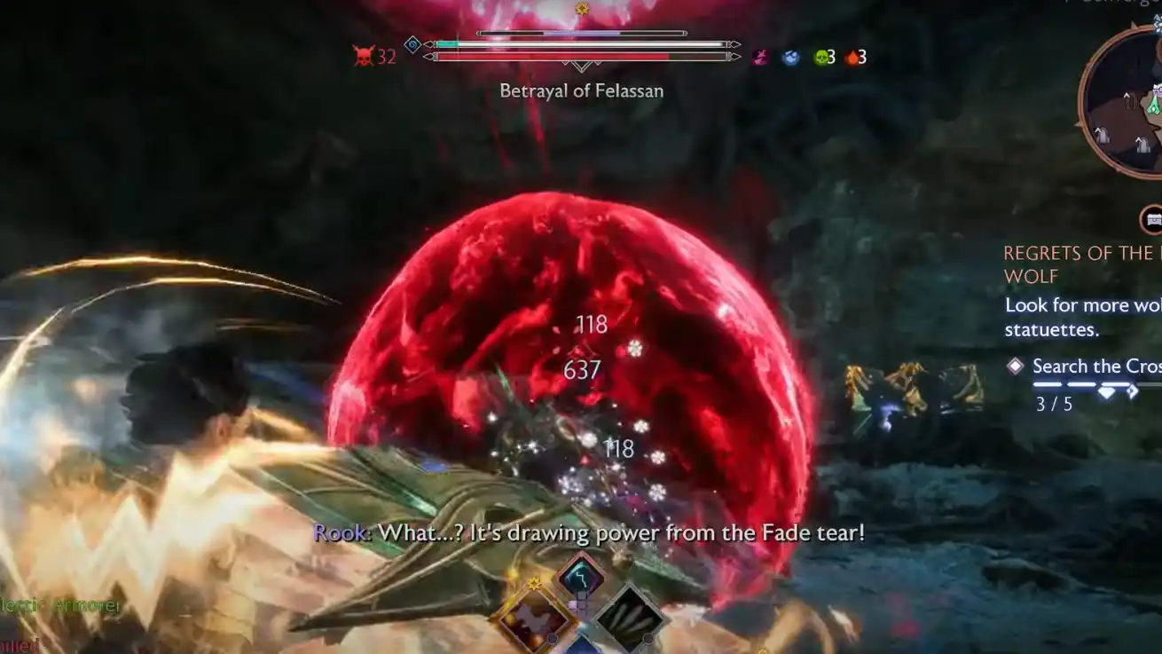 Betrayal of Felassan in The Heart of Corruption Quest 4