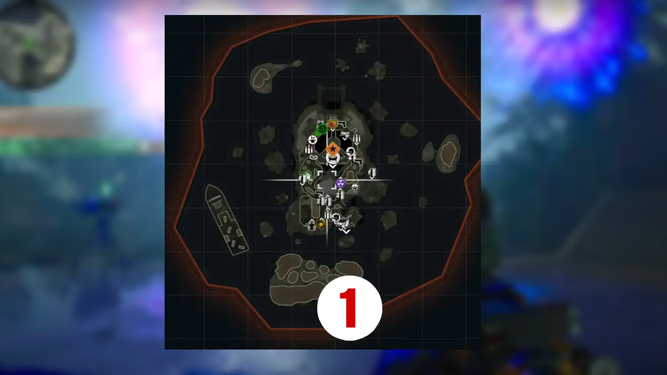 Crab Island Jet Boat in BO6 Zombies