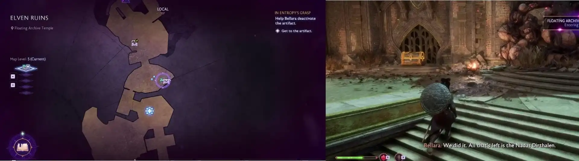 Elven Temple Treasure Chest Location in Dragon Age Veilguard 1