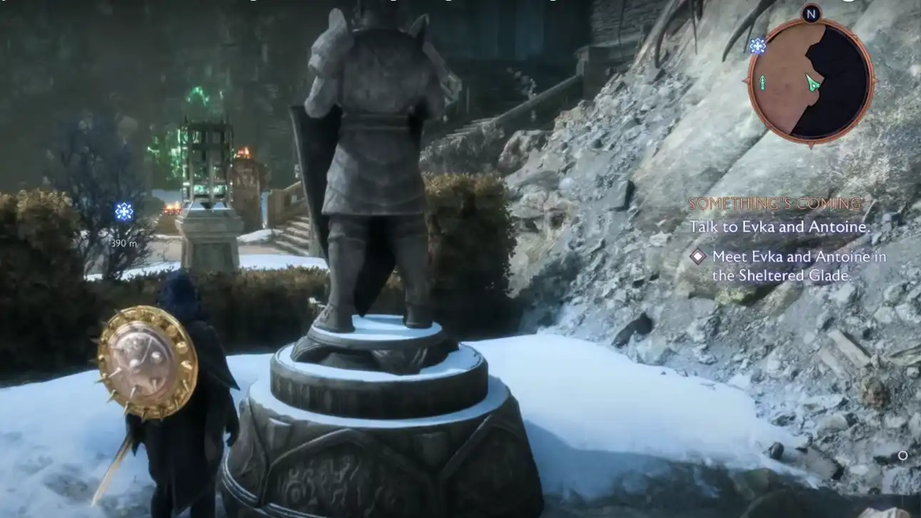 Gaspin Manor Statues and Wisp Puzzle 4