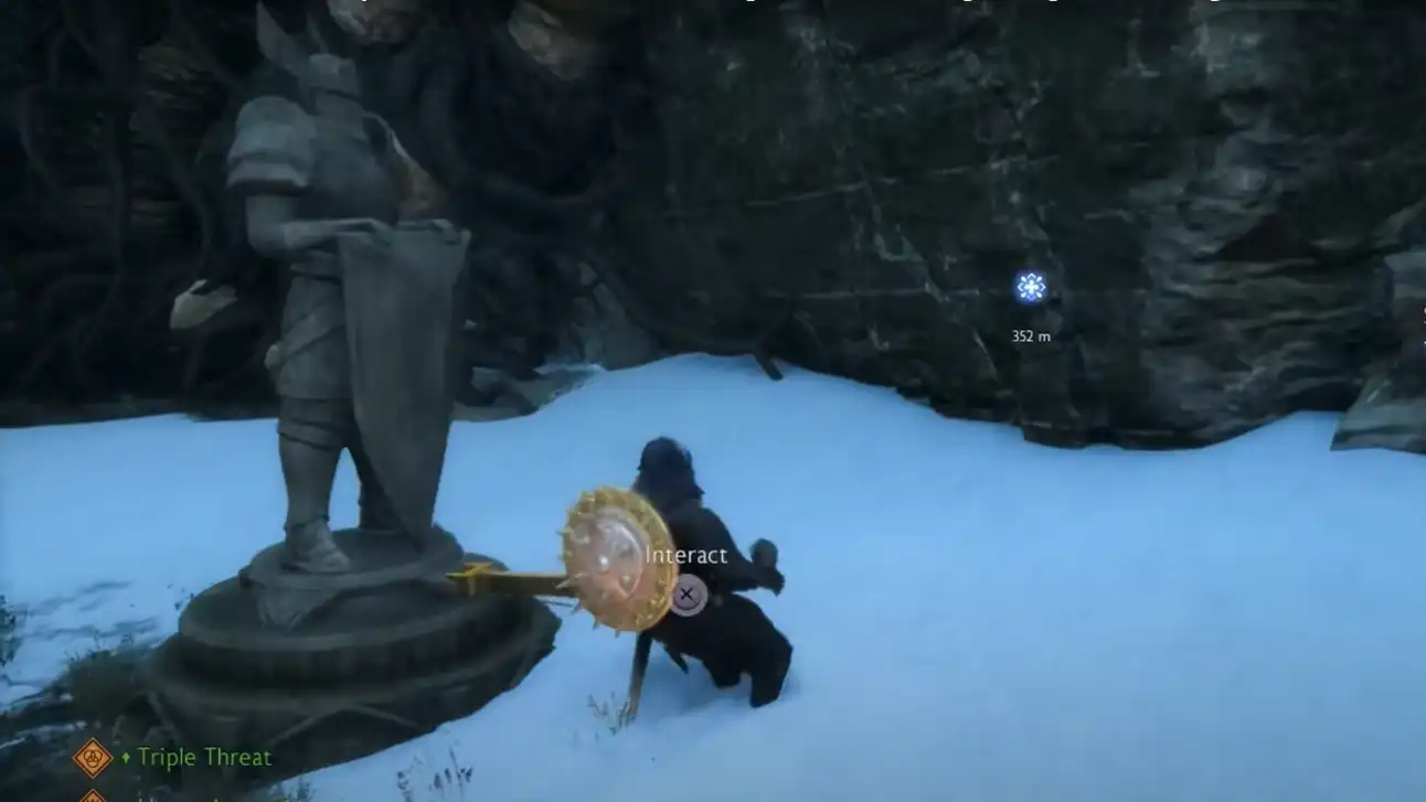 Gaspin Manor Statues and Wisp Puzzle