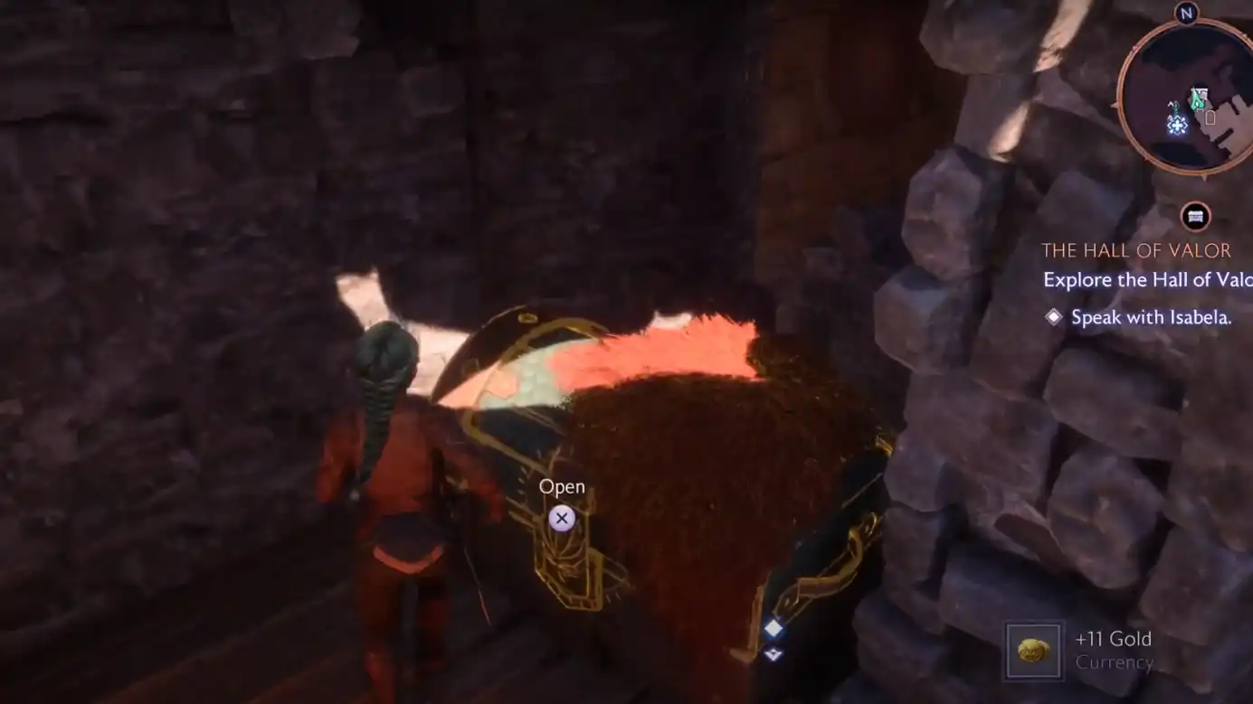 Hall of Valor Treasure Chest in Dragon Age Veilguard