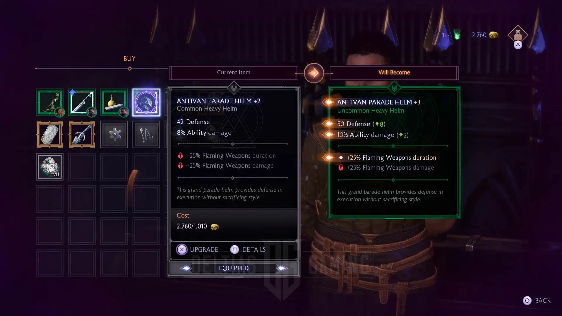 Increasing an Item’s Level in Dragon Age: The Veilguard