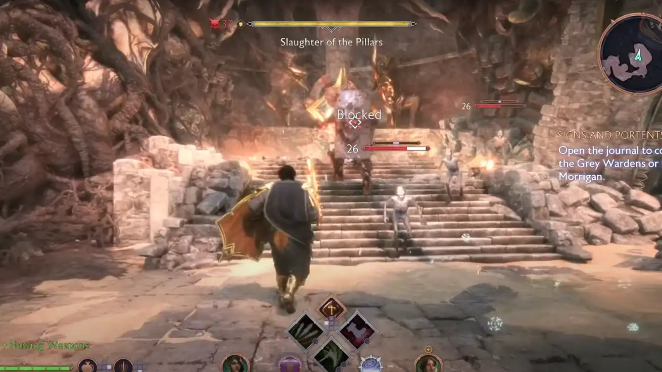 the Pillars Boss in The Heart of Corruption Quest