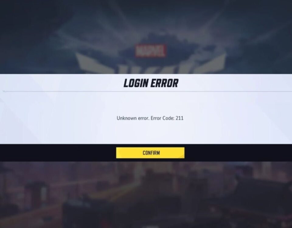 Marvel Rivals Error Code 211