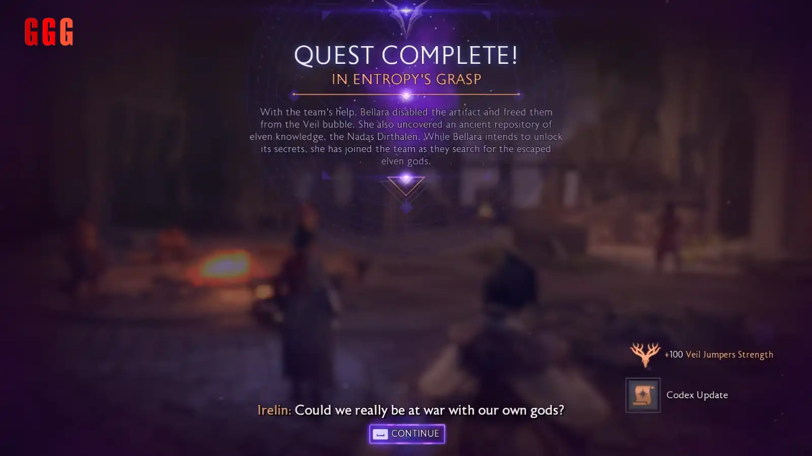 In Entropy's Grasp quest in Dragon Age The Veilguard 2