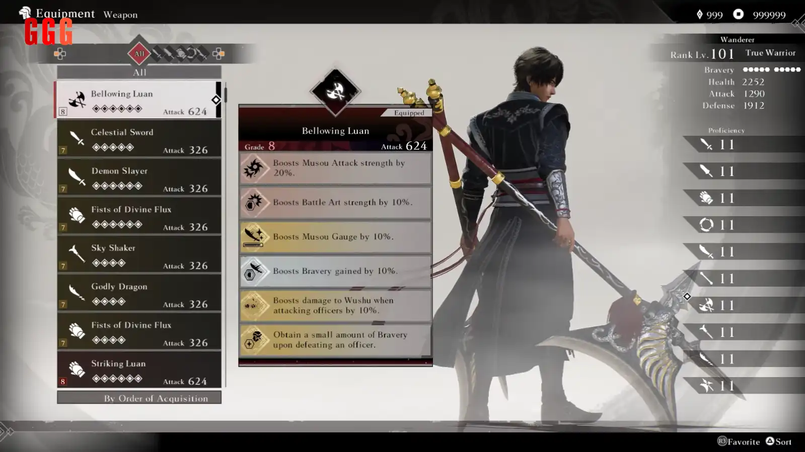 Bellowing Luan in Dynasty Warriors: Origins