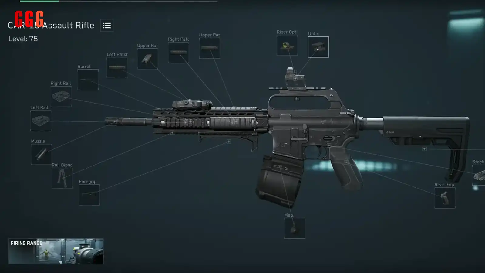 Delta Force game CAR-15