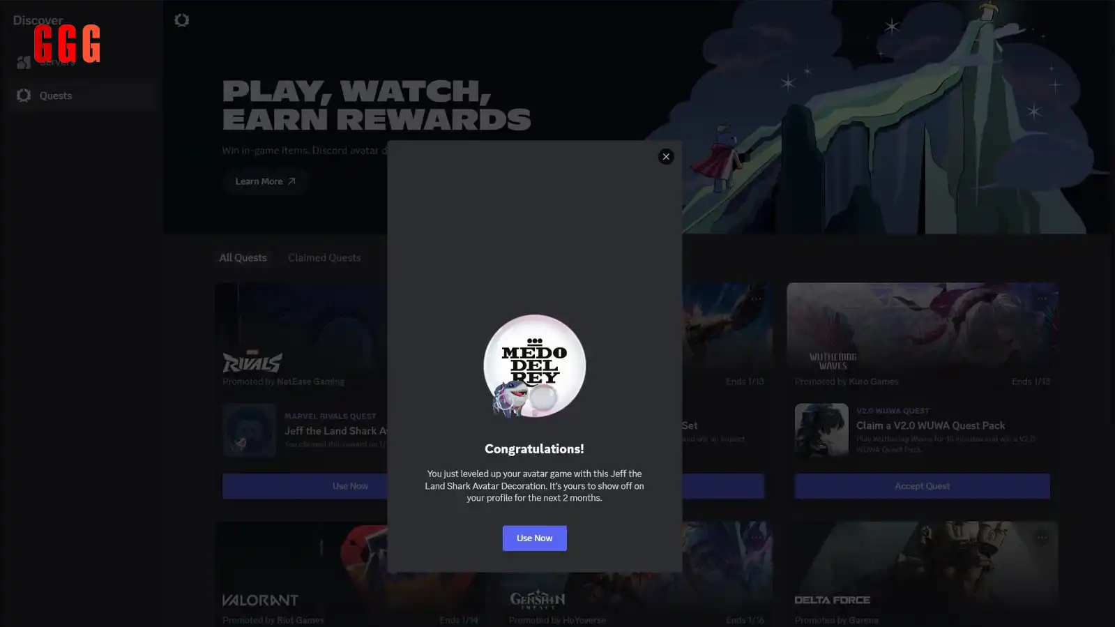Marvel Rivals Discord Quest 3