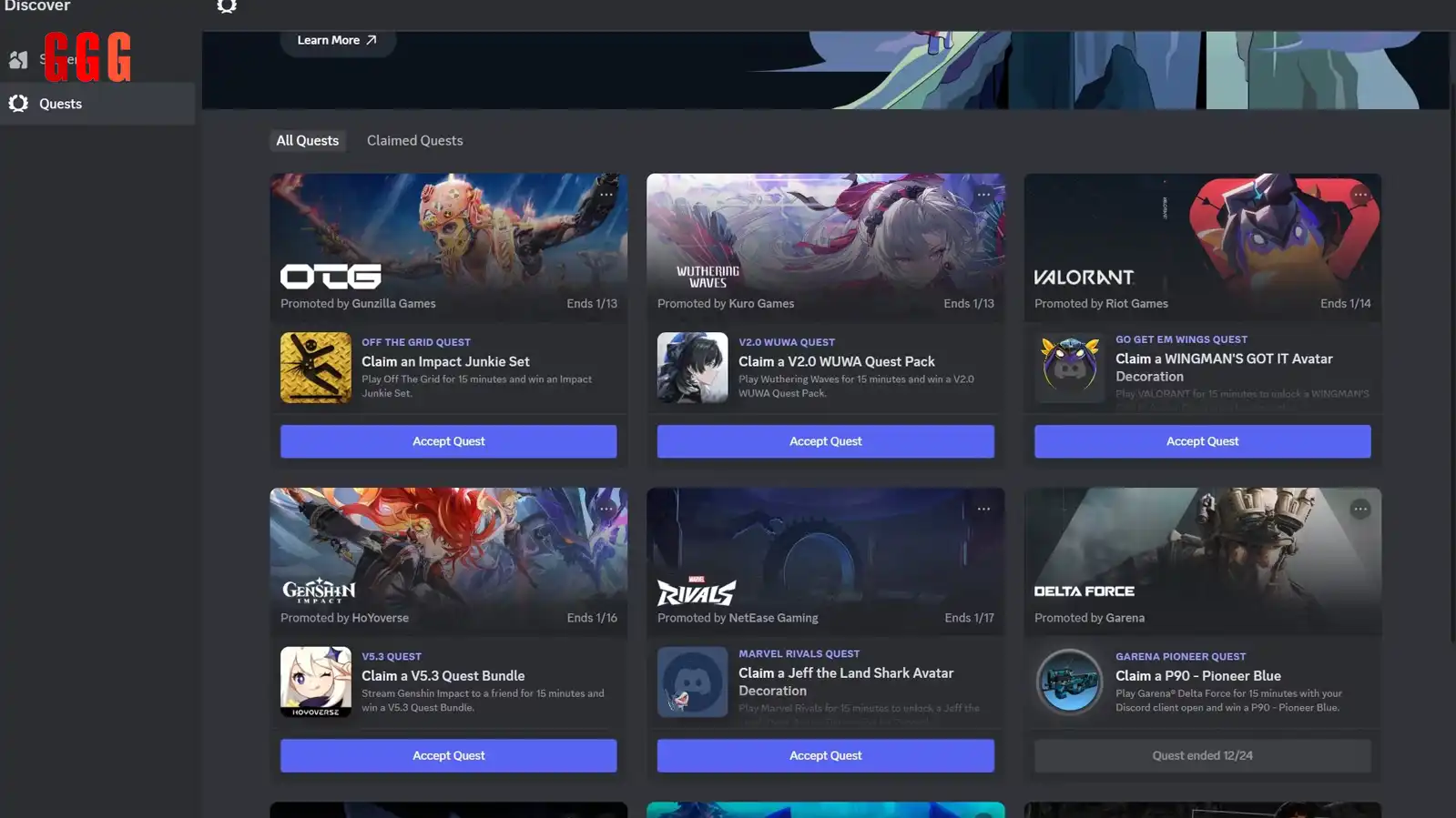 Marvel Rivals Discord Quest