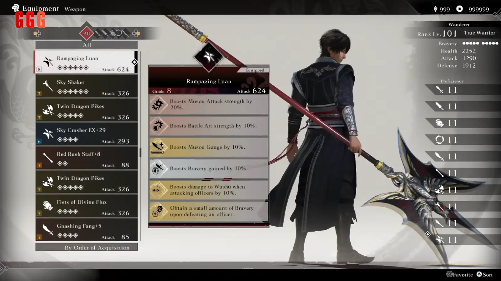 Rampaging Luan in Dynasty Warriors: Origins
