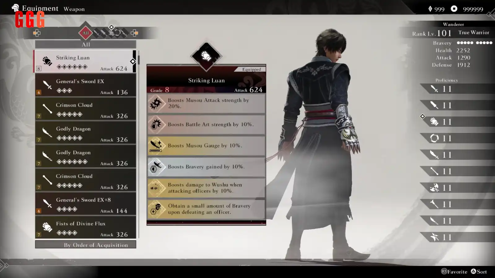 Striking Luan in Dynasty Warriors: Origins