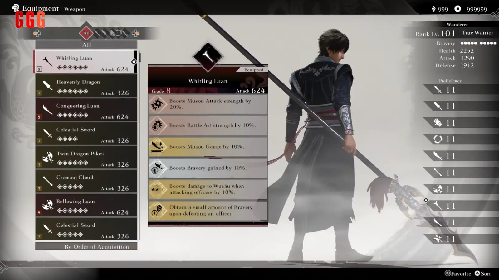 Whirling Luan in Dynasty Warriors: Origins