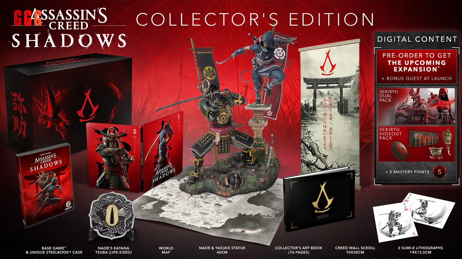 Assassin’s Creed Shadows collectors editions
