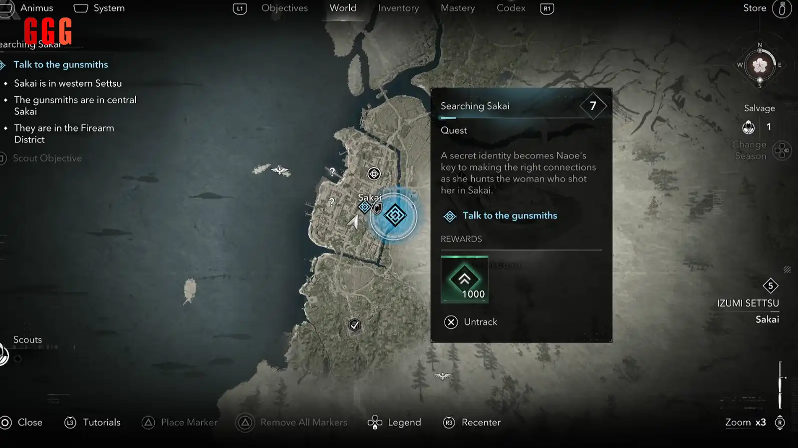 Assassinās Creed Shadows: The Golden Teppo