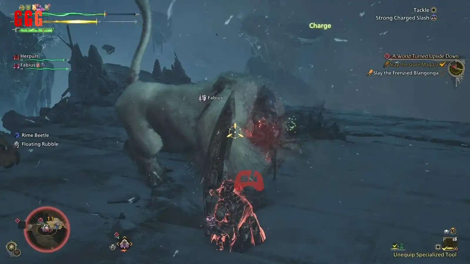 defeat Blangonga in monster hunter wild