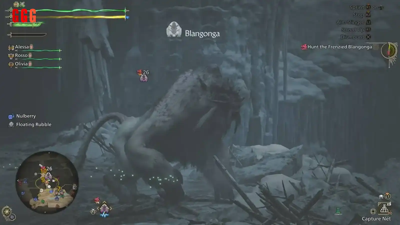 defeat Blangonga in monster hunter