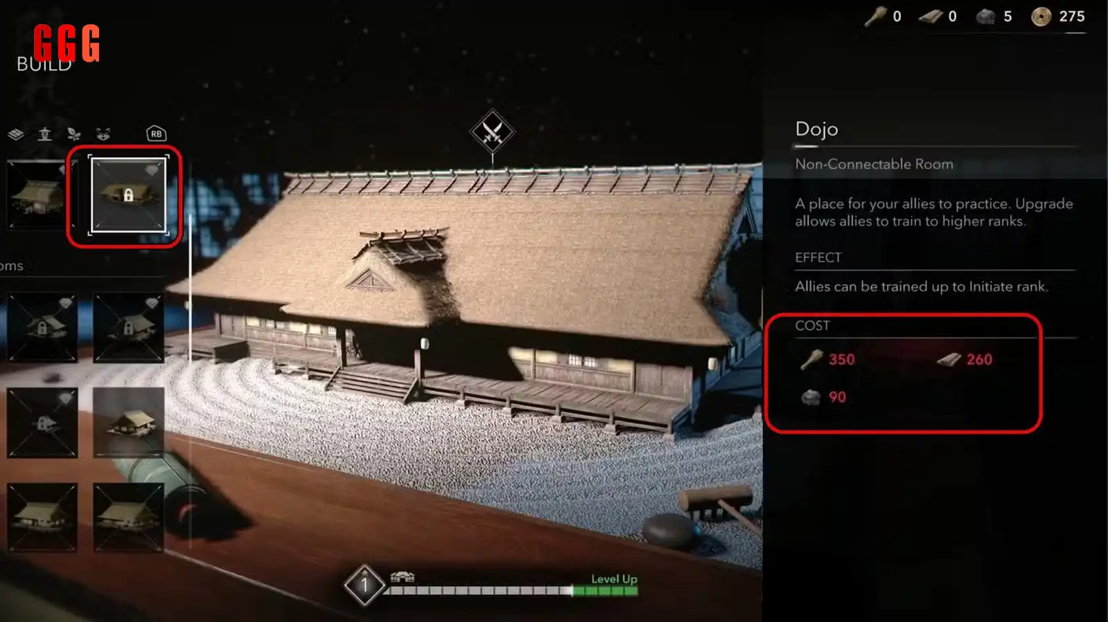 dojo Assassin’s Creed Shadows Hideout