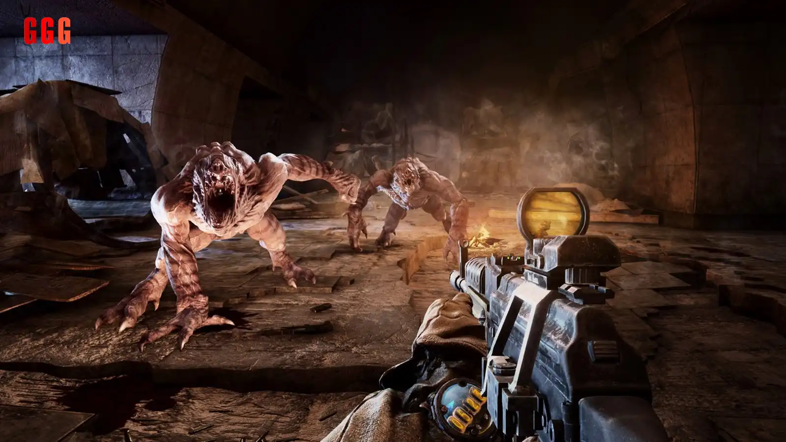 Metro 2033 Redux gameplay