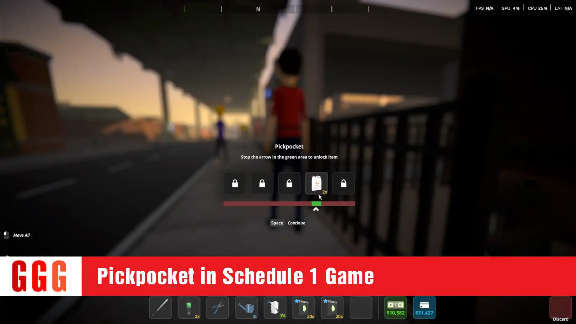 How to Pickpocket in Schedule 1 game