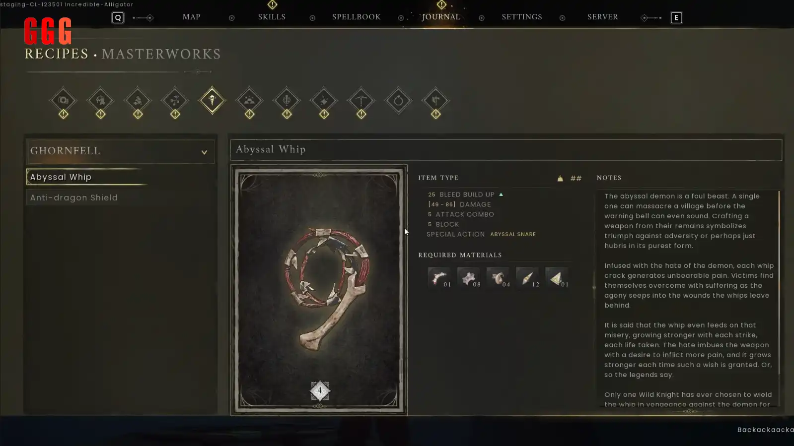 2 Get Abyssal Whip in RuneScape Dragonwilds