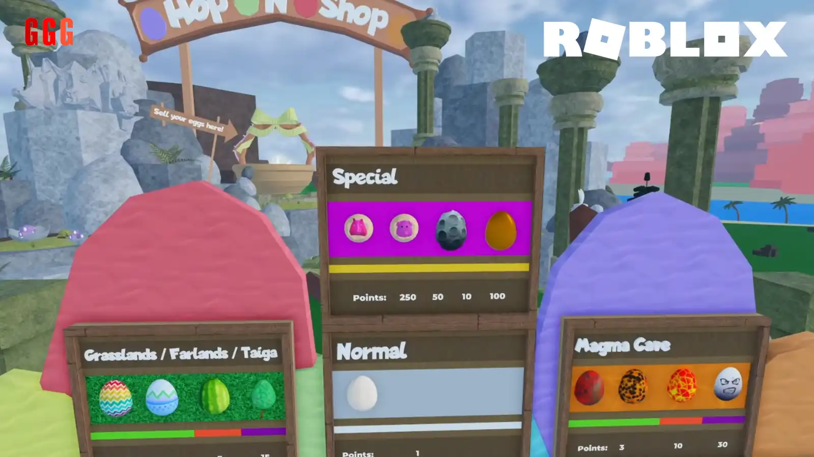 3 SECRET MOON Egg in Easter Update Oaklands Roblox