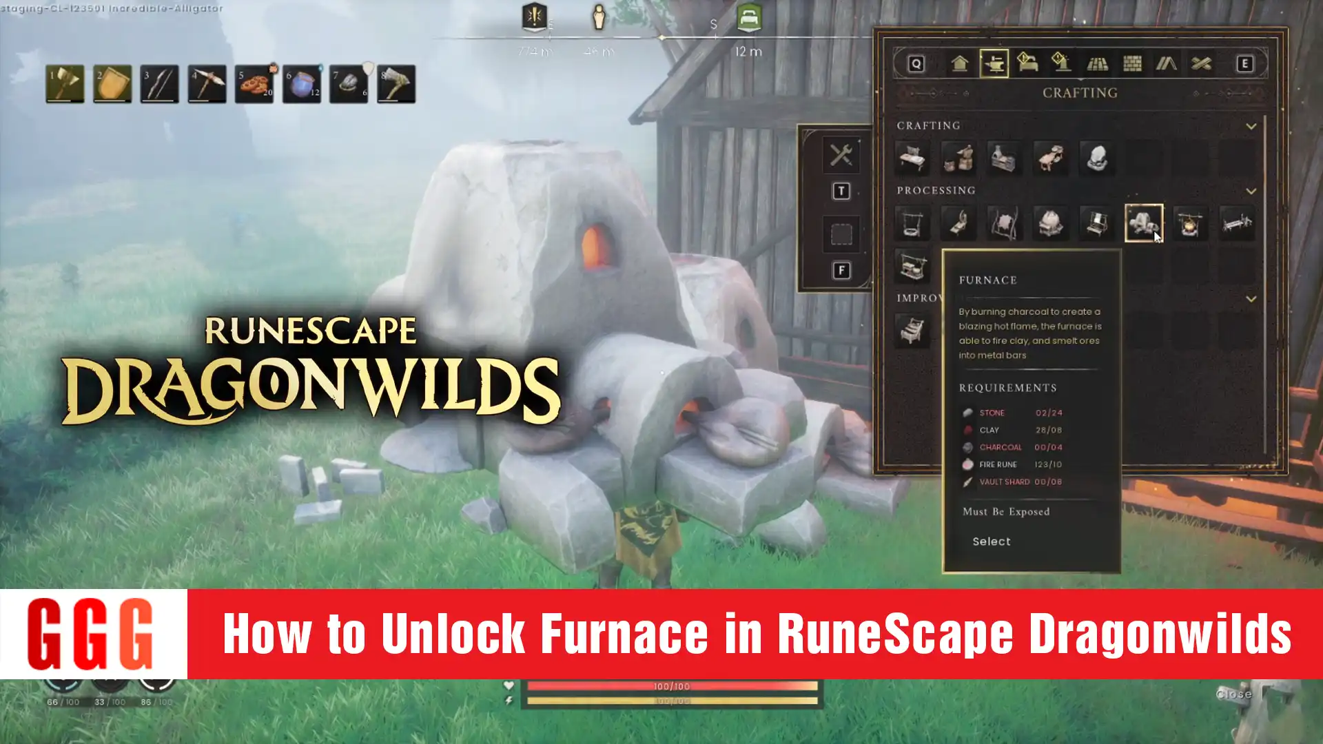 3 Unlock Furnace in RuneScape Dragonwilds