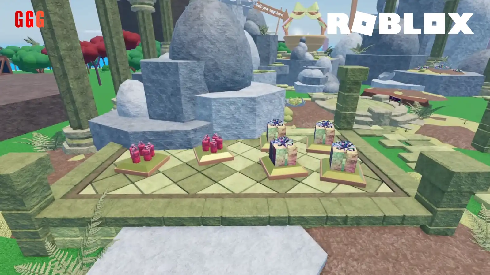 4 SECRET MOON Egg in Easter Update Oaklands Roblox