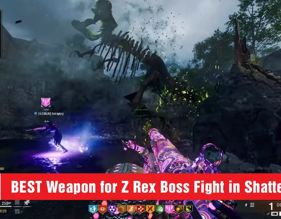 5 BEST Weapon for Z Rex Boss Fight in Shattered Veil Easter Egg
