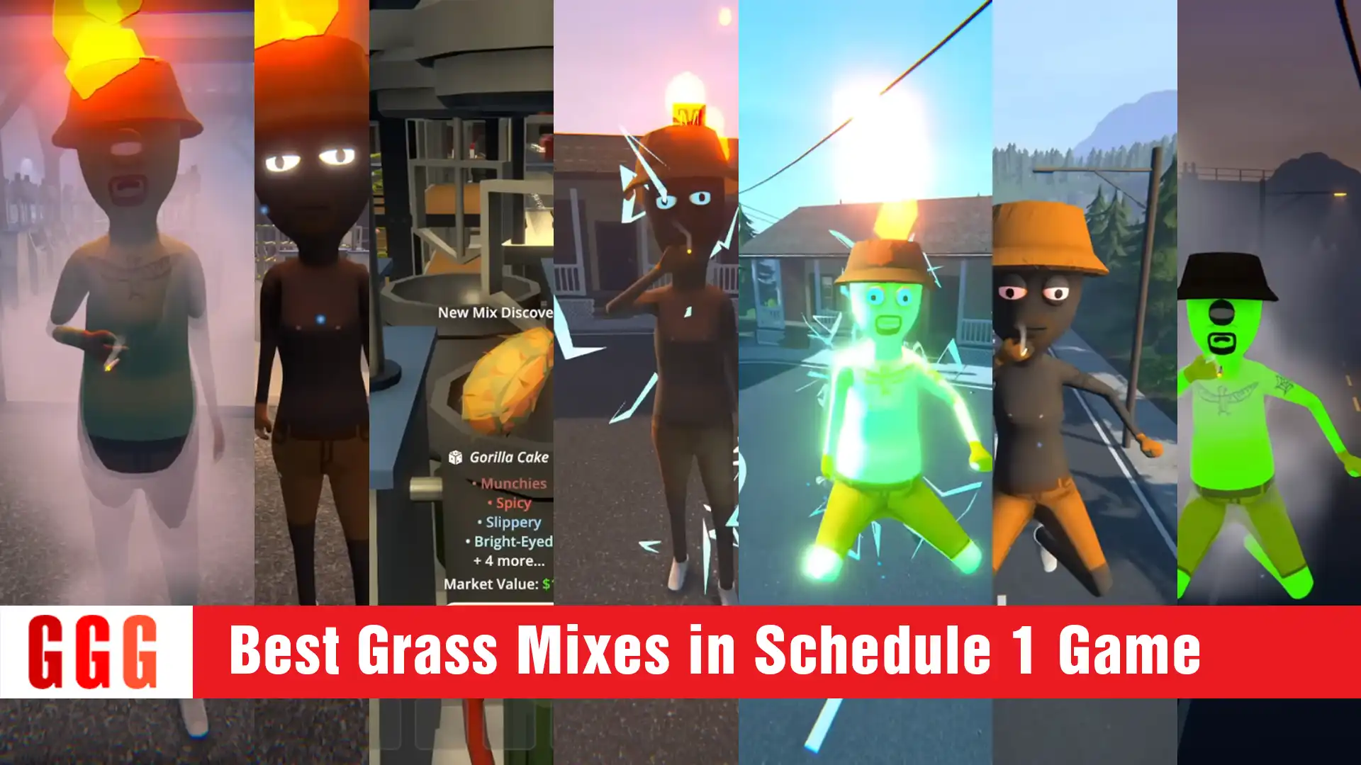 Best Grass Mixes in Schedule 1 Game