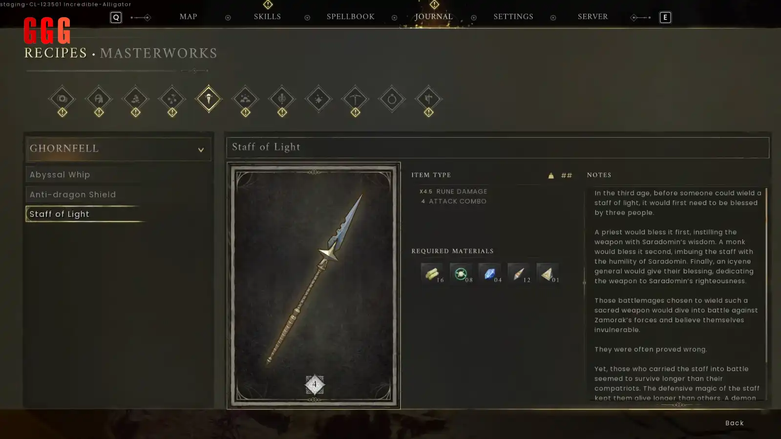 8 Get the Staff of Light in RuneScape DragonWilds
