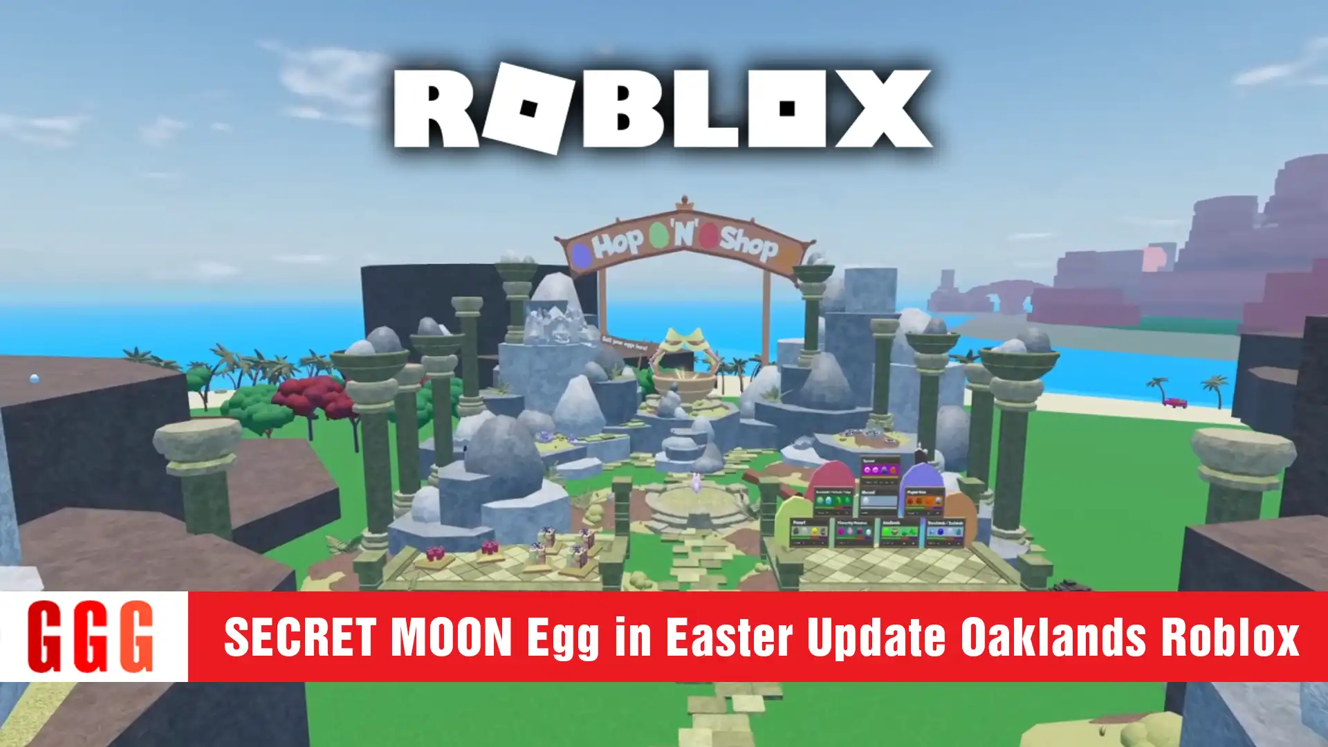 9 SECRET MOON Egg in Easter Update Oaklands Roblox