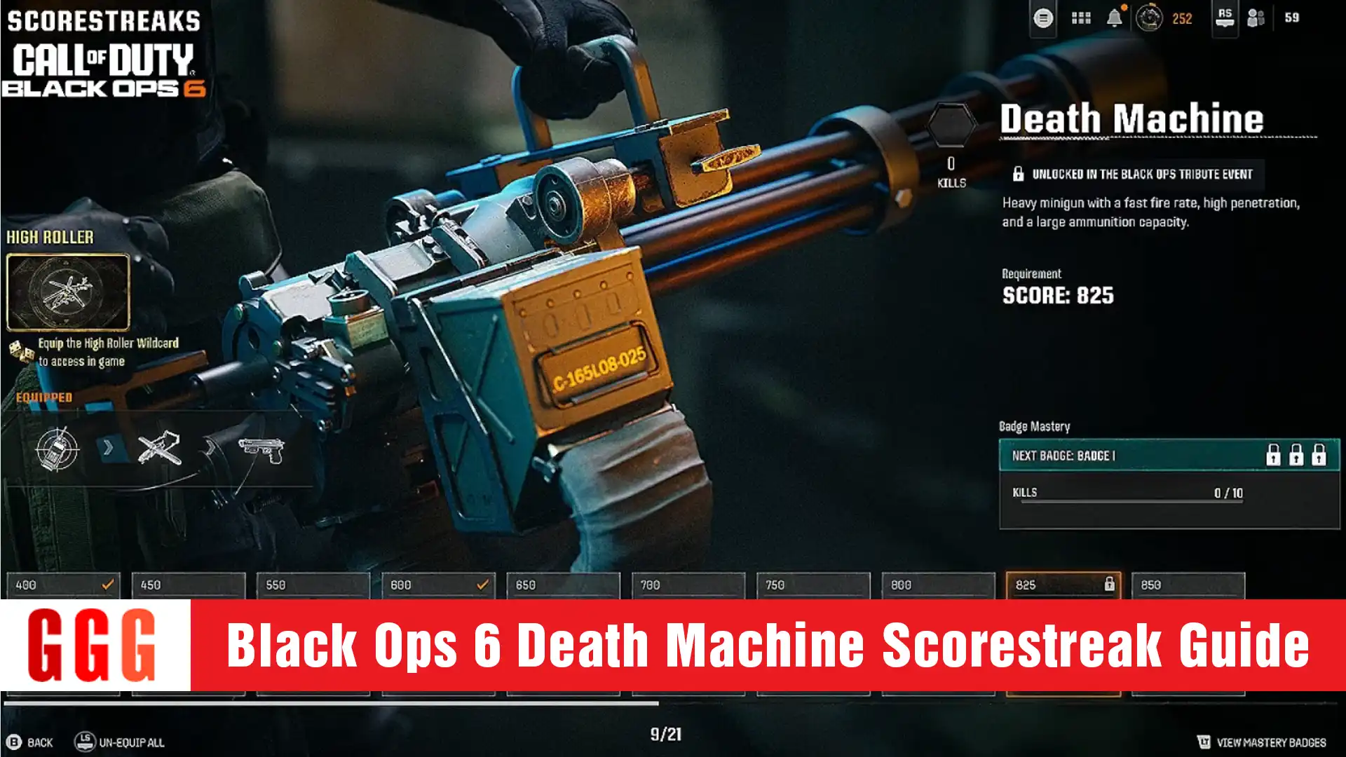 Black Ops 6 Death Machine Scorestreak Guide