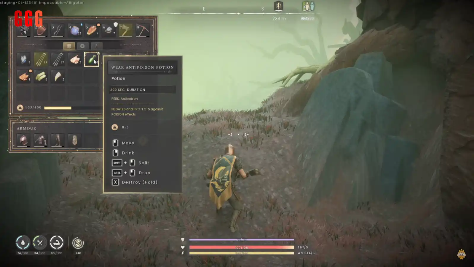 Blightwood in RuneScape Dragonwilds