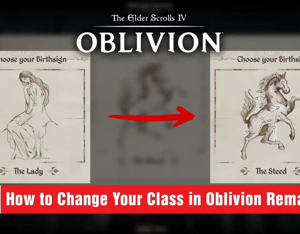 Change Class in Oblivion Remastered