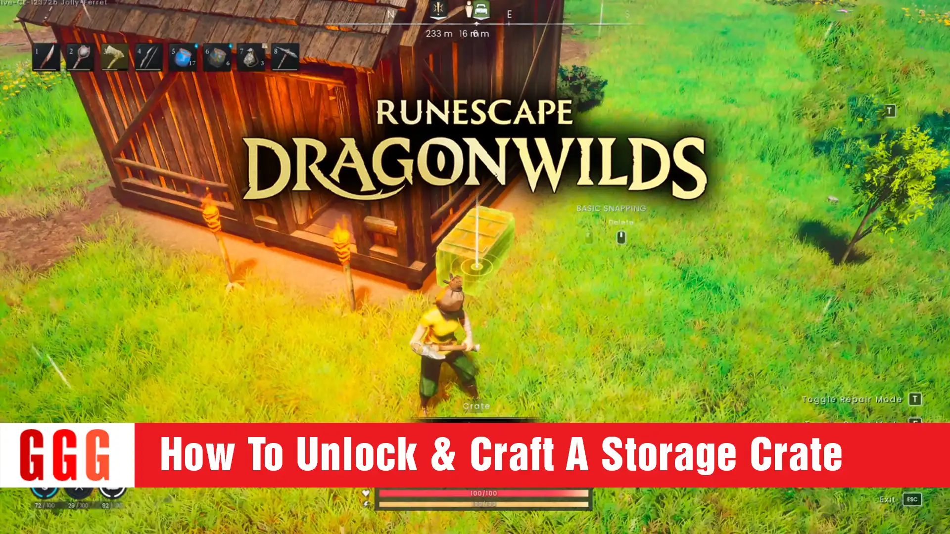 How To Unlock & Craft A Storage Crate in RuneScape Dragonwilds