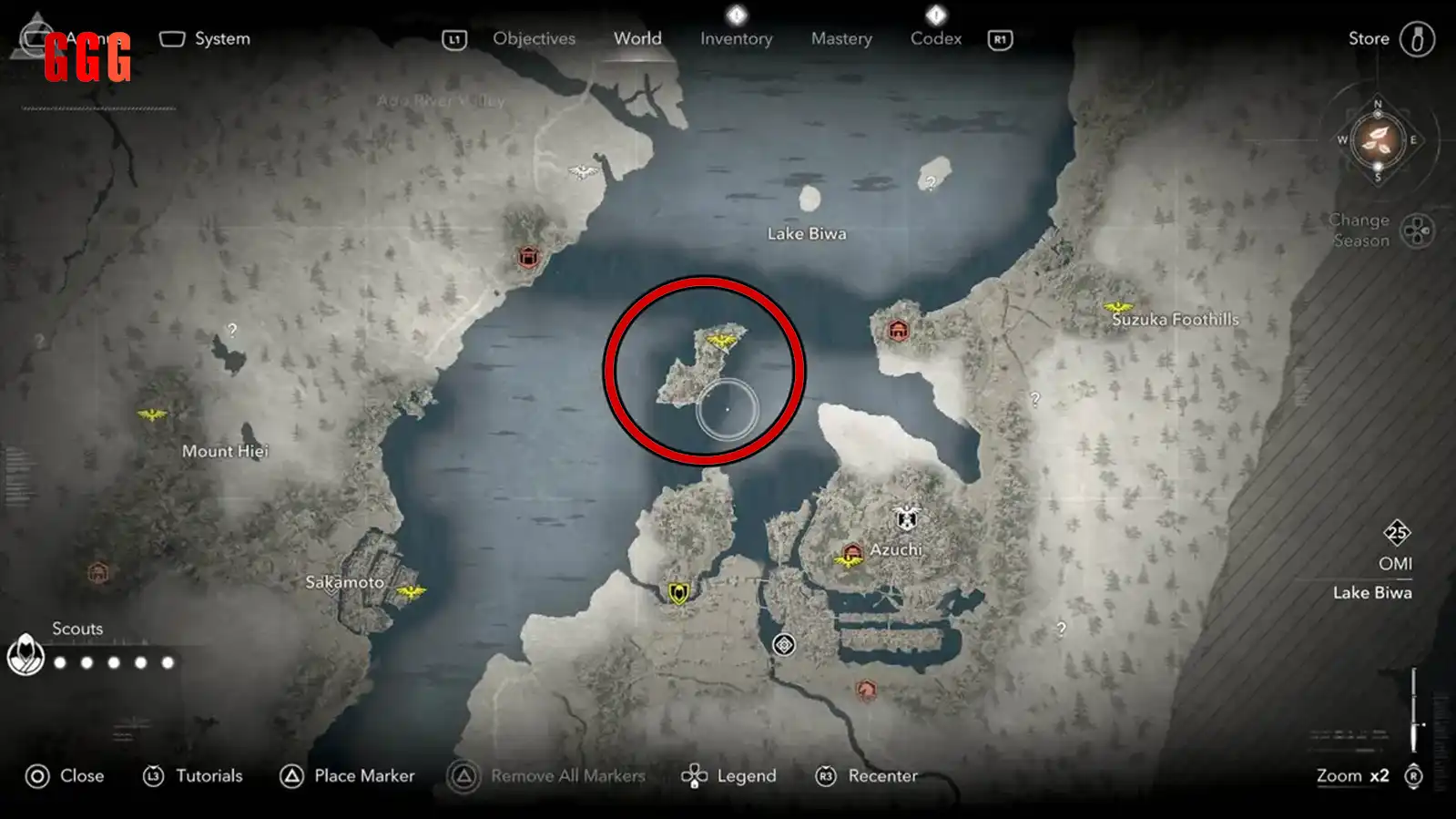 Namazou Mount location in Assassin’s Creed Shadow