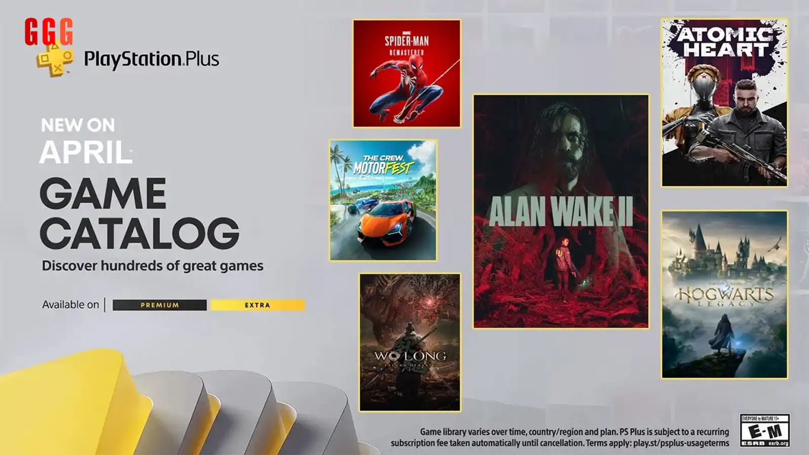 ps plus extra and premium April 2025