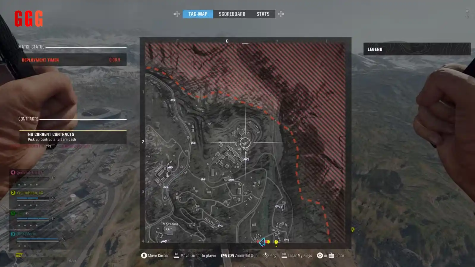Quarry Landing Spots in Verdansk