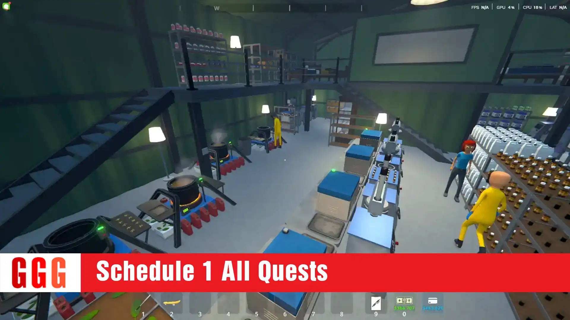 Schedule 1 All Quests list