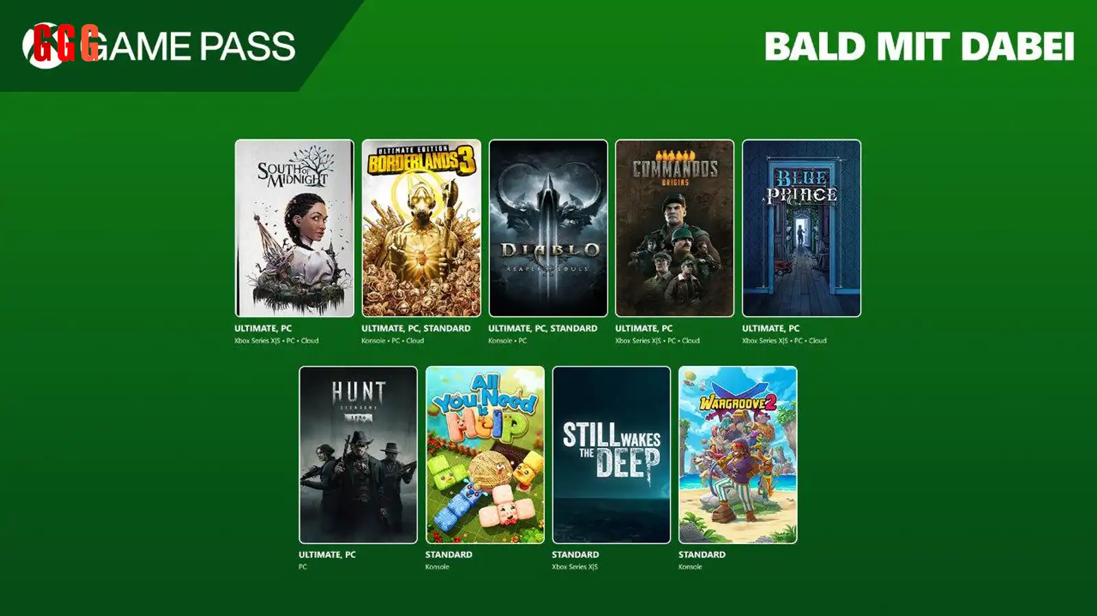 Xbox Game Pass Ultimate 2025 April 10