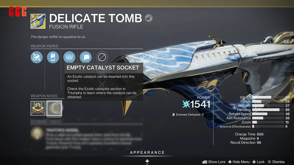 1 Exotic Catalysts in Destiny 2