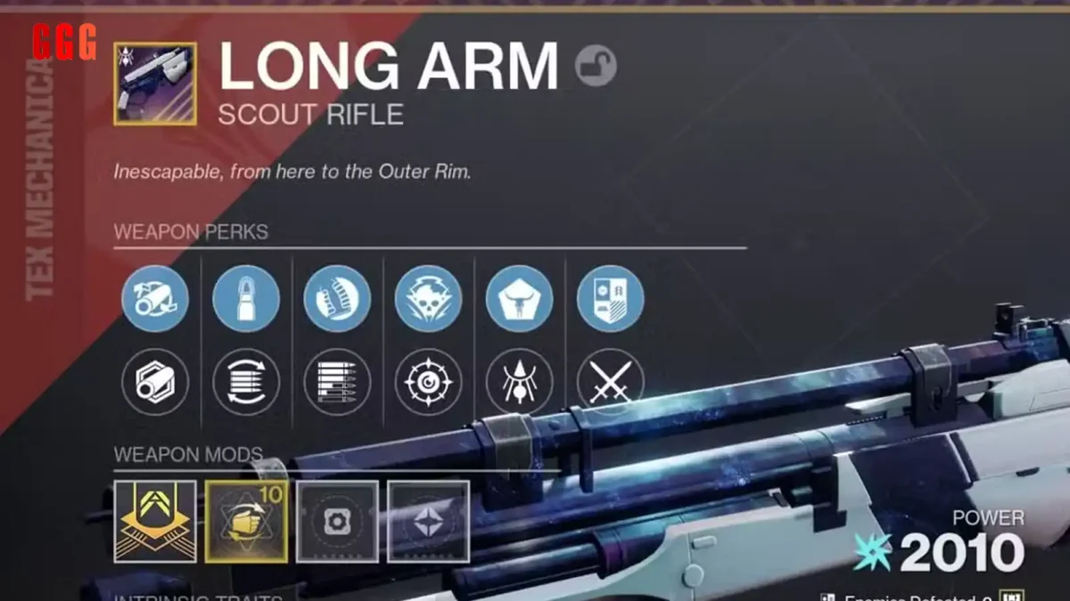 1 Long Arm God Rolls in Destiny 2