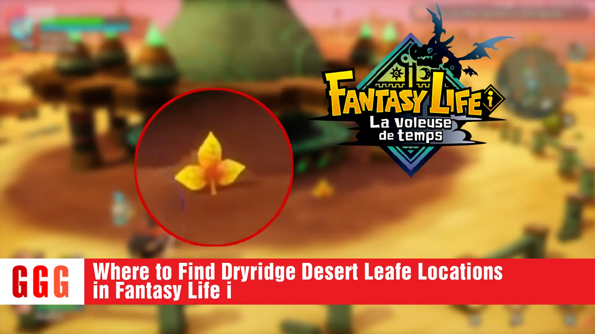 10 Find Dryridge Desert Leafe Locations in Fantasy Life i