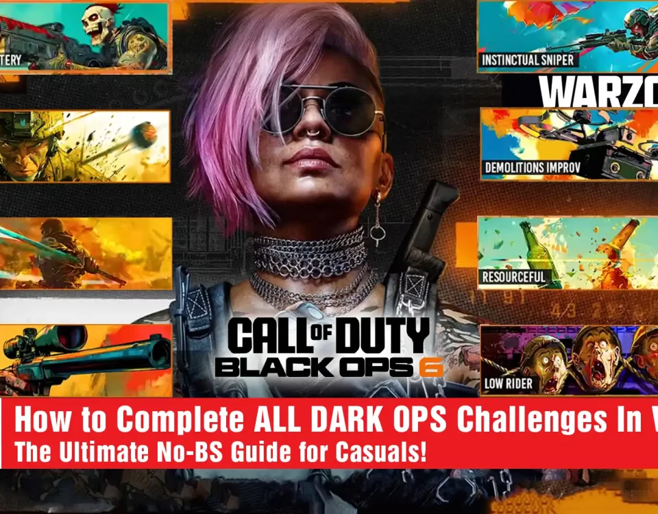 11 Complete ALL DARK OPS Challenges In Warzone