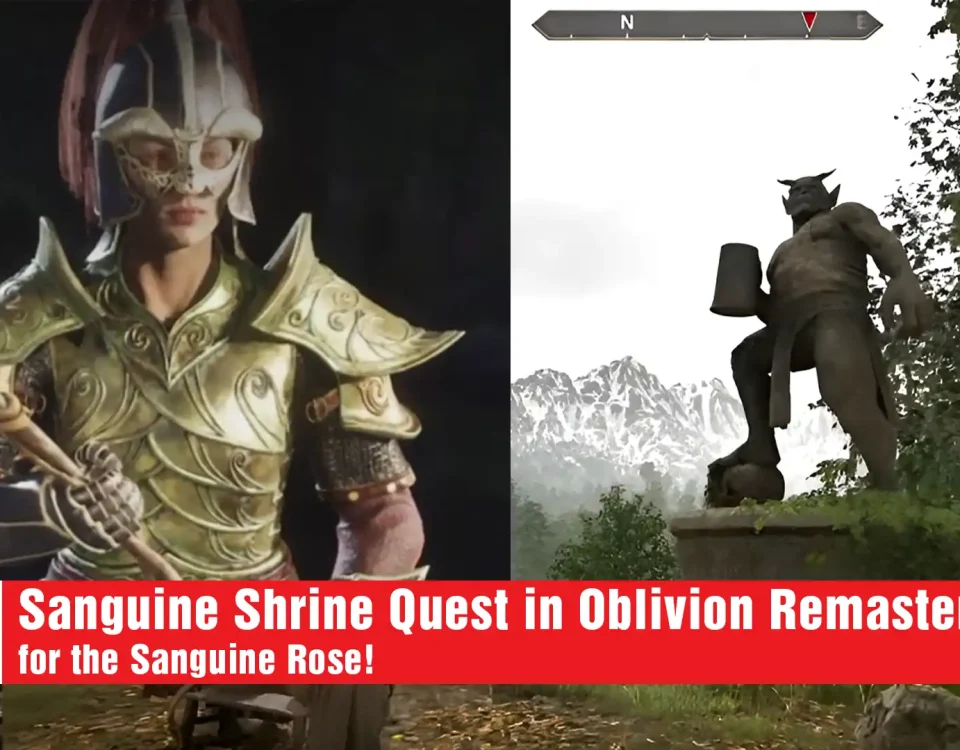 19 Sanguine Shrine Quest in Oblivion Remastered